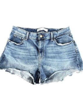 Signature by Levi Strauss Women's High Rise Denim Shorts Blue Size 31